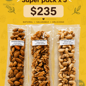 pack x 3 de frutos secos